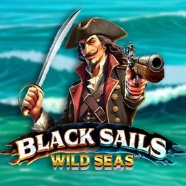 Black Sails Wild Seas logo by Infinity Dragon Studios at Vicibet CasinoBlack Sails Wild Seas