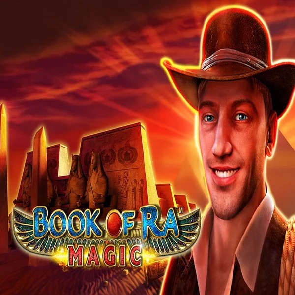 Book of Ra Magic by Greentube, showcased at vicibets.eu – game logo