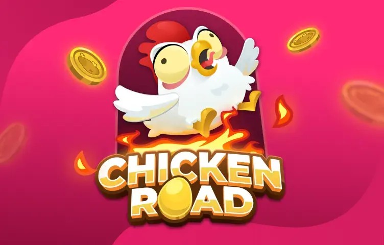 Chicken Road slot logo by InOut at Vicibet CasinoChicken Road