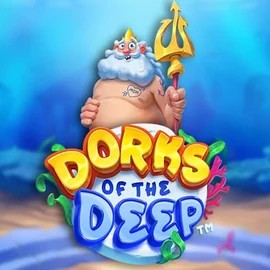 Dorks of the Deep slot logo by Hacksaw Gaming at Vicibet CasinoDorks of the Deep