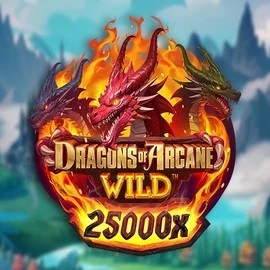 Dragons of Arcane Wild logo by Foxium at Vicibet CasinoDragons of Arcane Wild