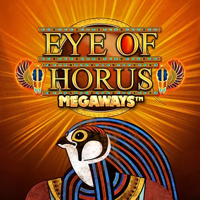 Eye of Horus Megaways slot logo by Blueprint Gaming at Vicibet Casino