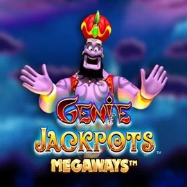 Genie Jackpots Megaways slot logo by Blueprint Gaming at Vicibet CasinoGenie Jackpots Megaways
