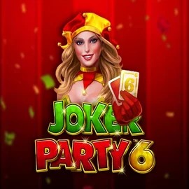 Joker Party 6 online game logo by Greentube on vicibets.eu