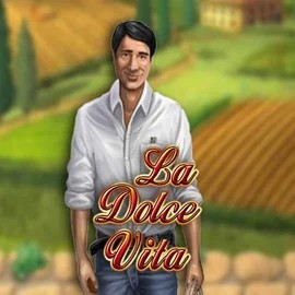 La Dolce Vita slot logo by Gamomat at Vicibet CasinoLa Dolce Vita