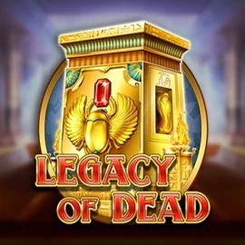 Official Slots logo: Legacy of Dead by Play'n GO at Vicibet Casino