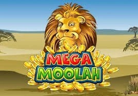 Mega Moolah slot logo by Games Global at Vicibet Casino