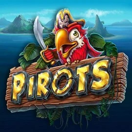 Pirots slot logo by ELK Studios at Vicibet CasinoPirots