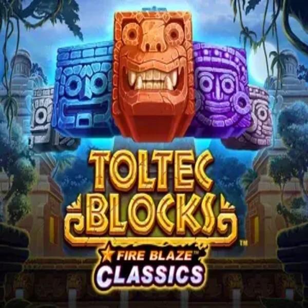 Slots logo of Fire Blaze: Toltec Blocks from Rarestone Gaming at Vicibet Casino